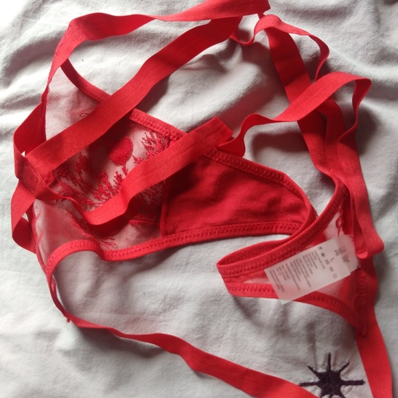 Thistle and Spire Verona Bodice & Thong - Dahlia - Picture 2 of 5